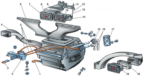 Image - DIY repair of a vaz 2107 stove radiator