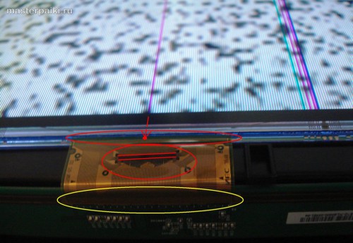Image - DIY repair of a filled-in samsung TV matrix
