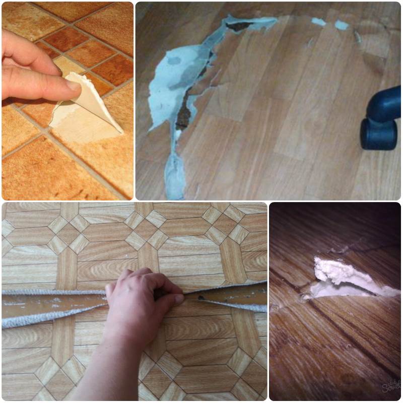 Image - DIY repair of linoleum joints