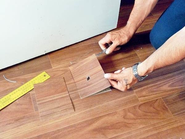 Image - DIY repair of linoleum joints