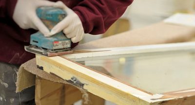 Image - DIY repair of a wooden balcony door