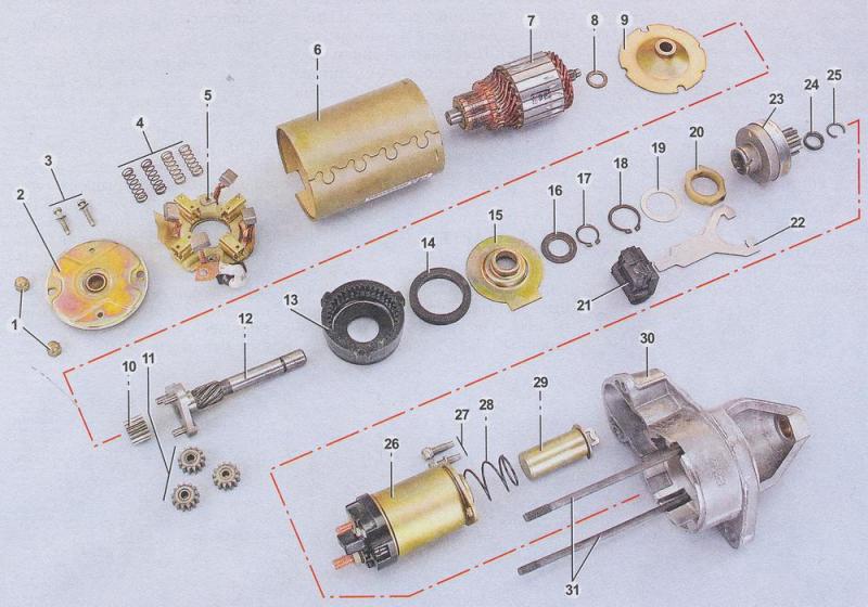 Image - Do-it-yourself VAZ 2107 injector starter repair