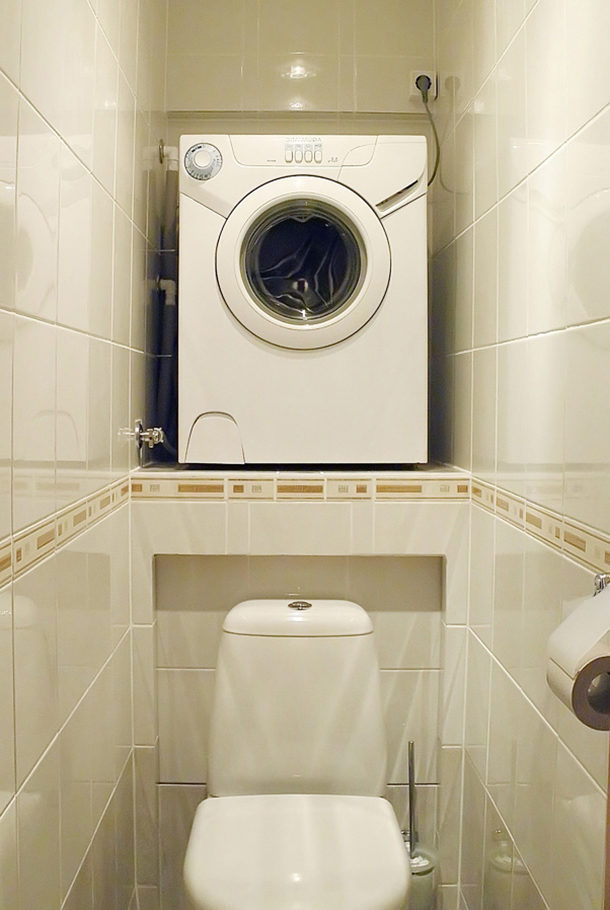 Image - DIY repair in the toilet in Khrushchev