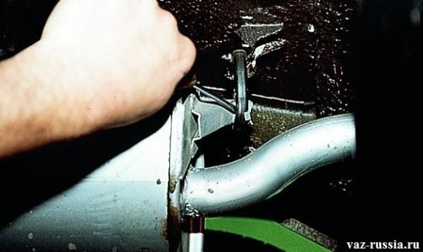 Image - Do-it-yourself muffler repair on a VAZ 21099