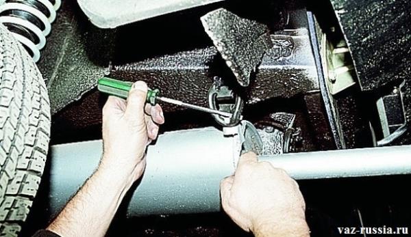 Image - Do-it-yourself muffler repair on a VAZ 21099