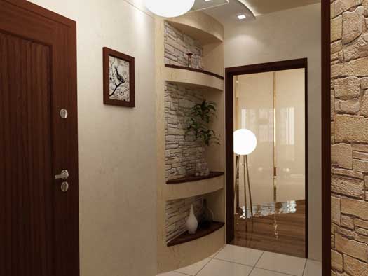 Image - DIY repair in a narrow hallway