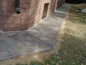 Image - DIY repair of a concrete blind area around the house