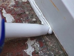 Image - DIY plastic window repair shows through