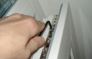 Image - DIY plastic window repair shows through