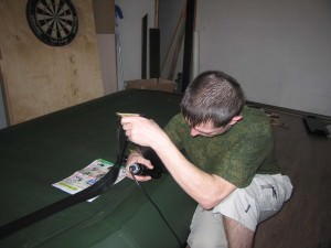 Image - DIY pvc boat repair to glue the bottom