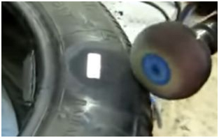 Image - DIY repair of a side cut of a truck tire