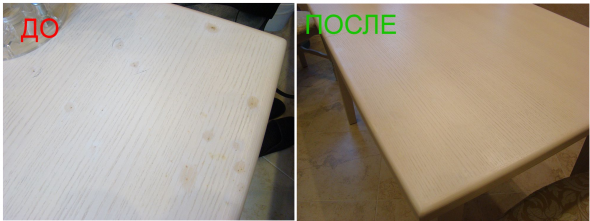Image - DIY chipboard countertop chip repair
