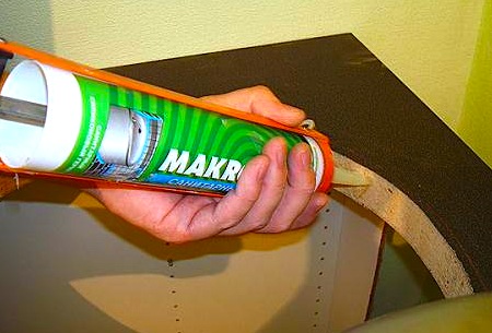 Image - DIY chipboard countertop chip repair