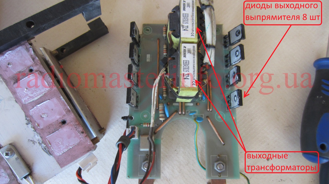 Image - DIY repair of a welding inverter mma 250