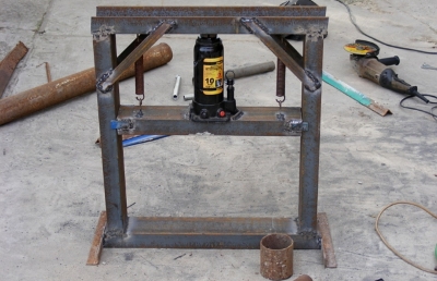 Image - DIY manual hydraulic press repair