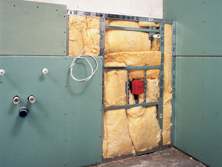 Image - DIY bathroom renovation with plasterboard