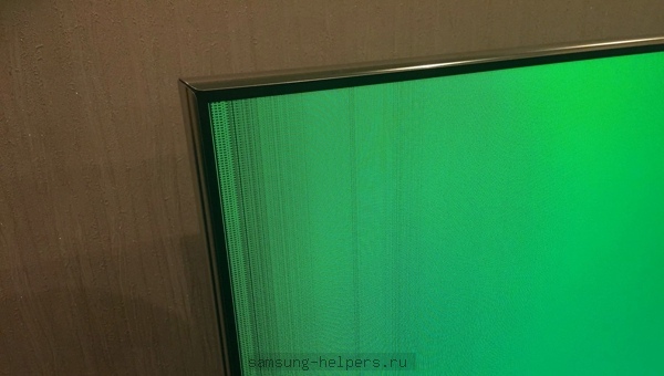 Image - Do-it-yourself Samsung TV repair at the bottom of the screen a dark bar
