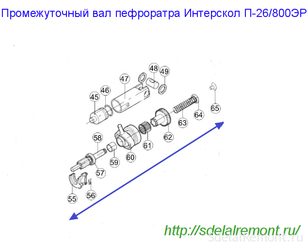 Obrázek - Perforator interskol DIY oprava