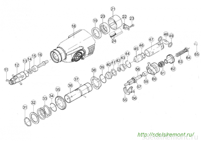 Obrázek - Perforator interskol DIY oprava