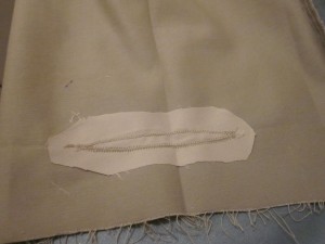 Image - DIY jeans bottom repair