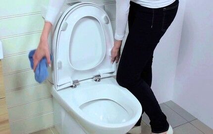 Image - Toilet lid with microlift DIY repair