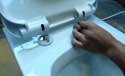 Image - Toilet lid with microlift DIY repair