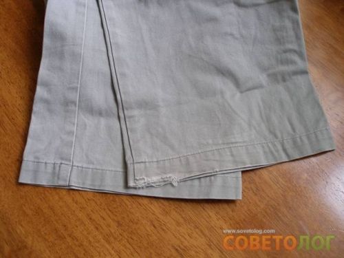 Image - DIY jeans bottom repair