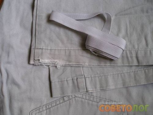 Image - DIY jeans bottom repair