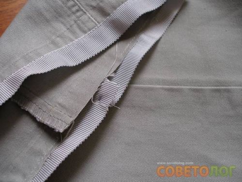 Image - DIY jeans bottom repair