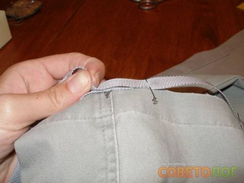 Image - DIY jeans bottom repair
