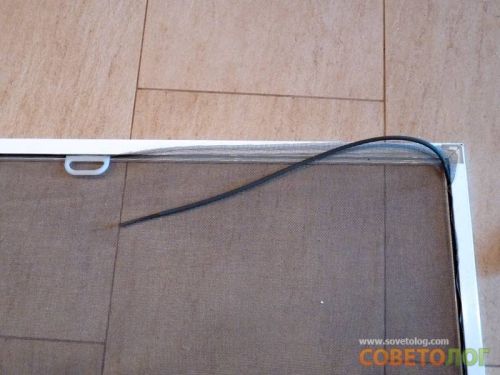 Image - DIY repair of mosquito nets in plastic windows