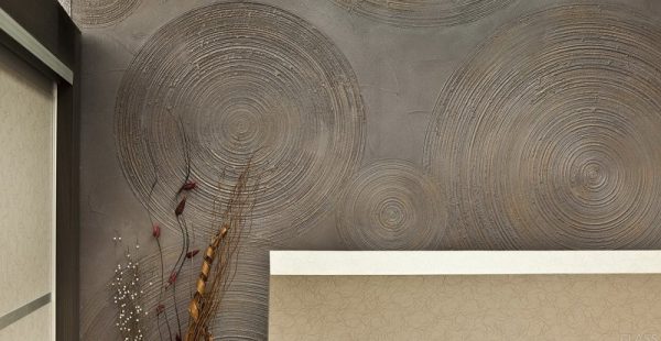 Image - DIY bathroom renovation decorative plaster