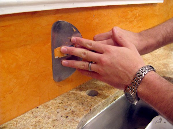 Image - DIY bathroom renovation decorative plaster