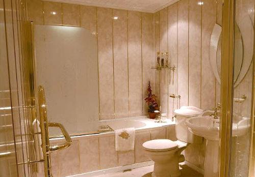 Image - Bathroom renovation with do-it-yourself panels