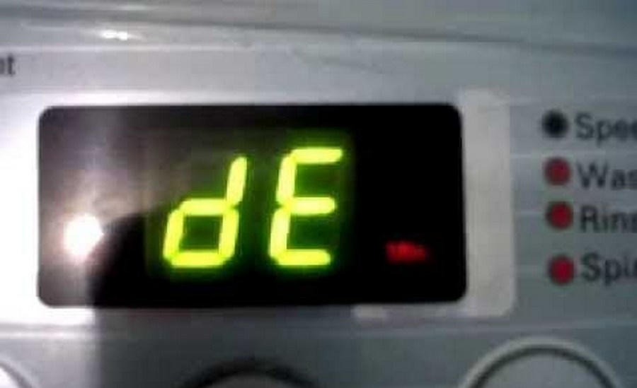 Image - Error de on lg washing machine DIY repair