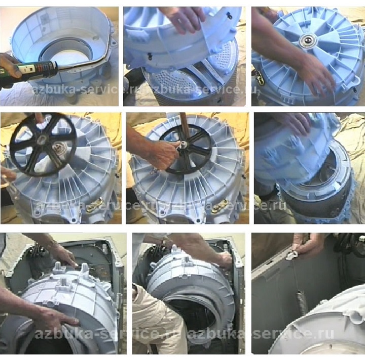Image - DIY repair of a non-separable tank of a washing machine