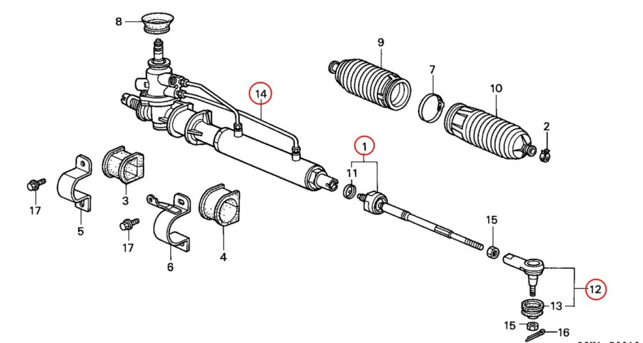Image - DIY repair of the steering rack Honda Accord 6