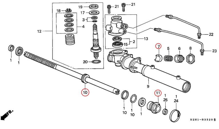 Image - DIY repair of the steering rack Honda Accord 6
