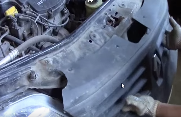 Image - DIY Renault Logan 2 front bumper repair