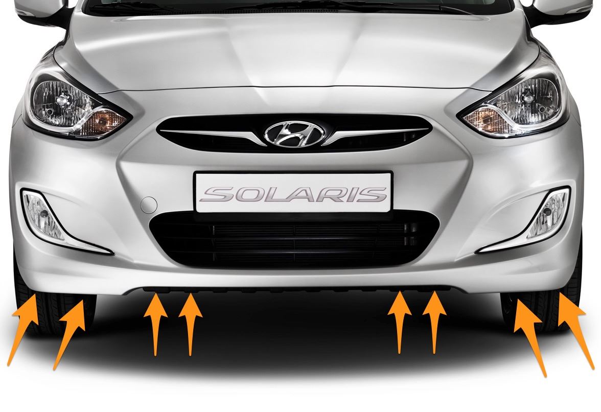 Image - Do-it-yourself Hyundai Solaris rear bumper repair