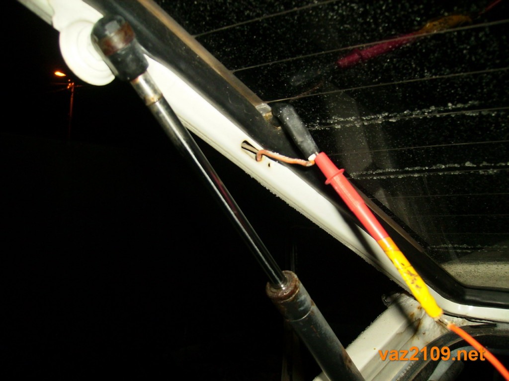 Image - DIY repair of heating the rear window of a VAZ 2109