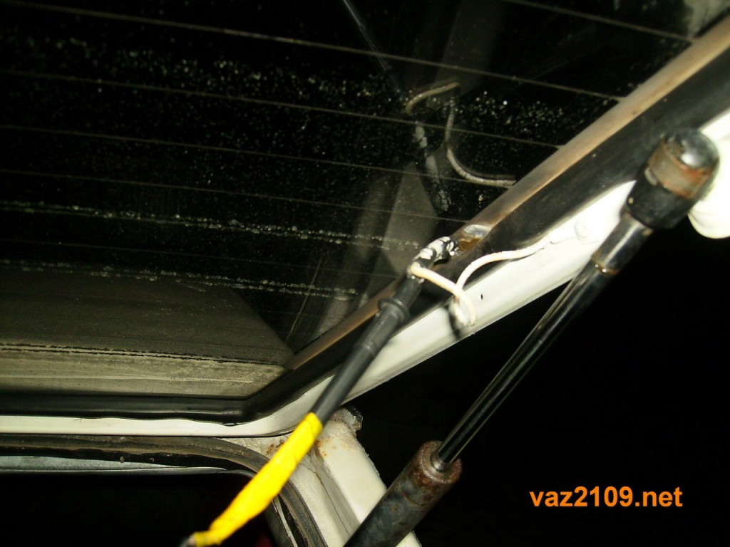 Image - DIY repair of heating the rear window of a VAZ 2109