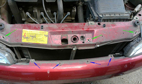 Image - DIY repair of the front bumper on Kalina