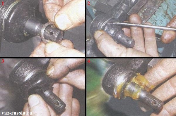 Image - DIY repair of steering tips of a VAZ 2109