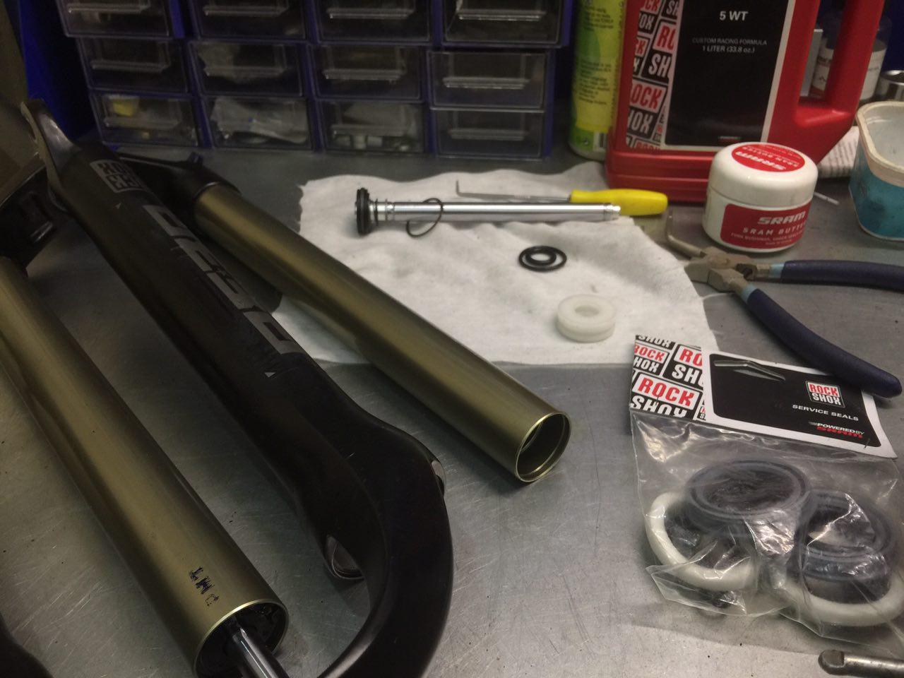 Image - DIY bicycle fork repair