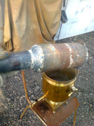 Image - DIY wood-fired samovar repair