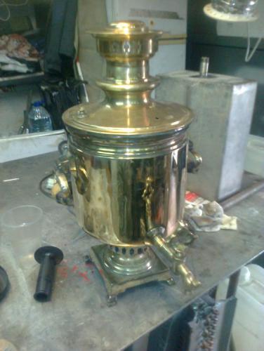 Image - DIY wood-fired samovar repair