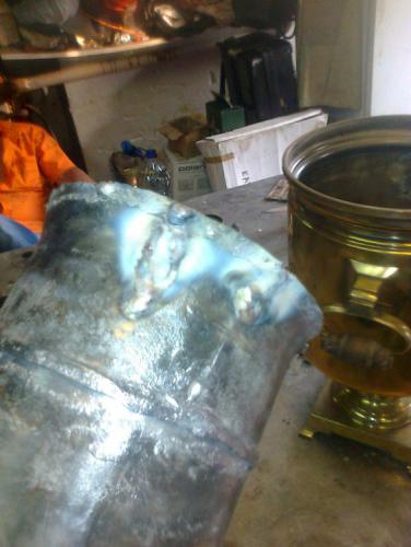 Image - DIY wood-fired samovar repair