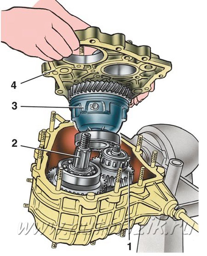 Obrázek - Převodovka gazela 4x4 DIY oprava