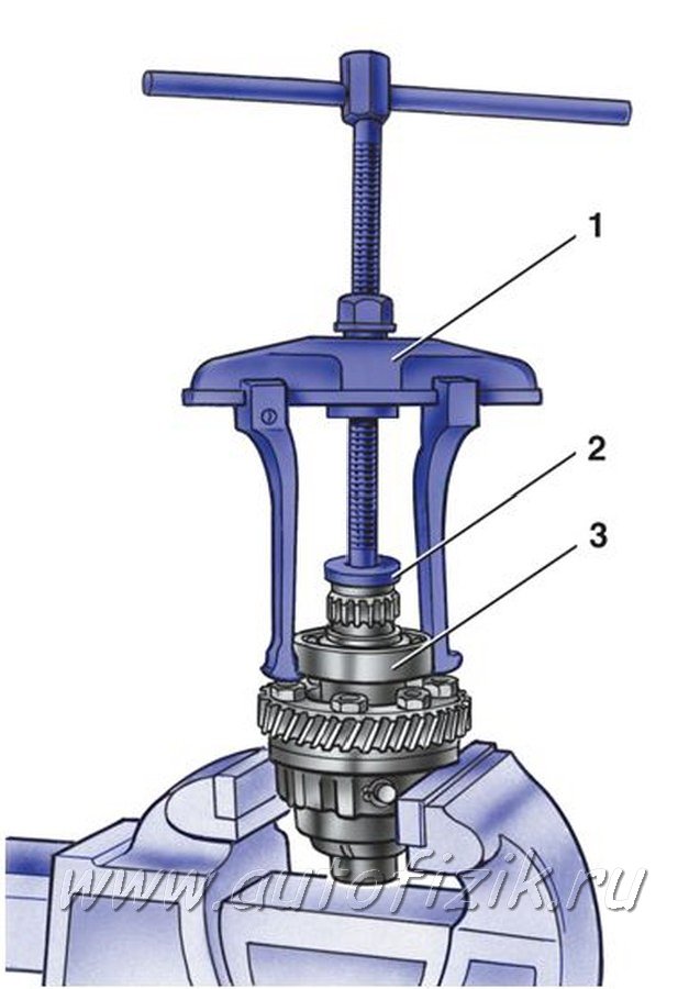 Obrázek - Převodovka gazela 4x4 DIY oprava